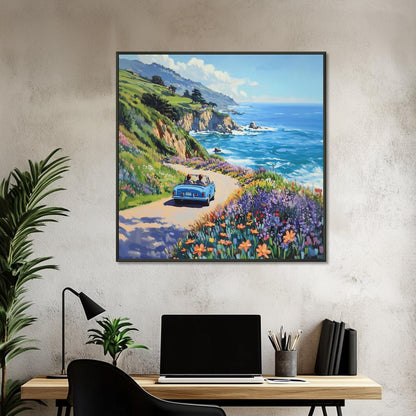 Coastline Voyage | Metal Frame-MystBit Store