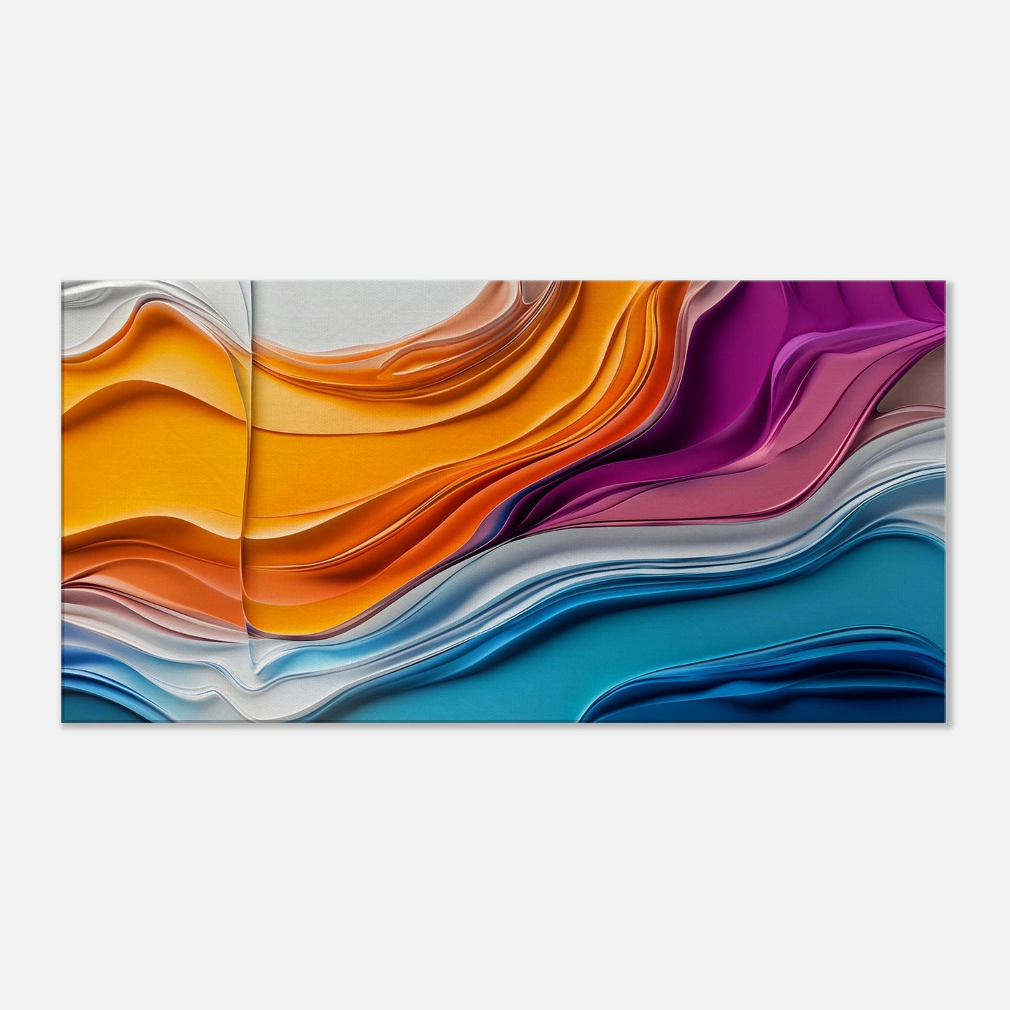 MYSTBIT ART | Colorful Fluidity | Canvas