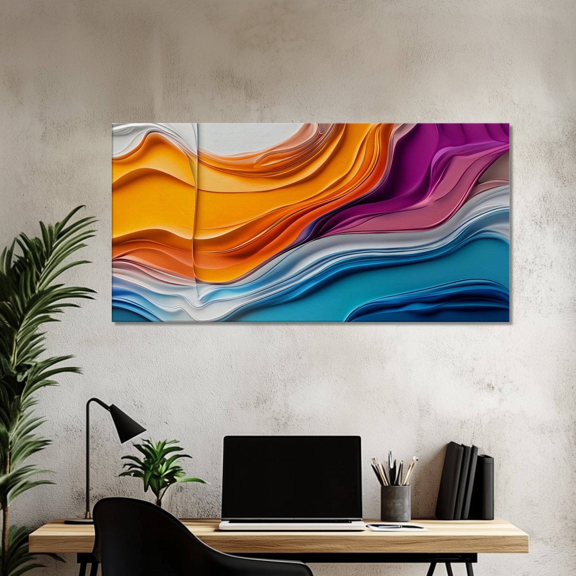MYSTBIT ART | Colorful Fluidity | Canvas