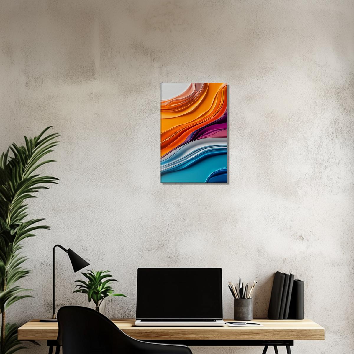 MYSTBIT ART | Colorful Fluidity | Canvas
