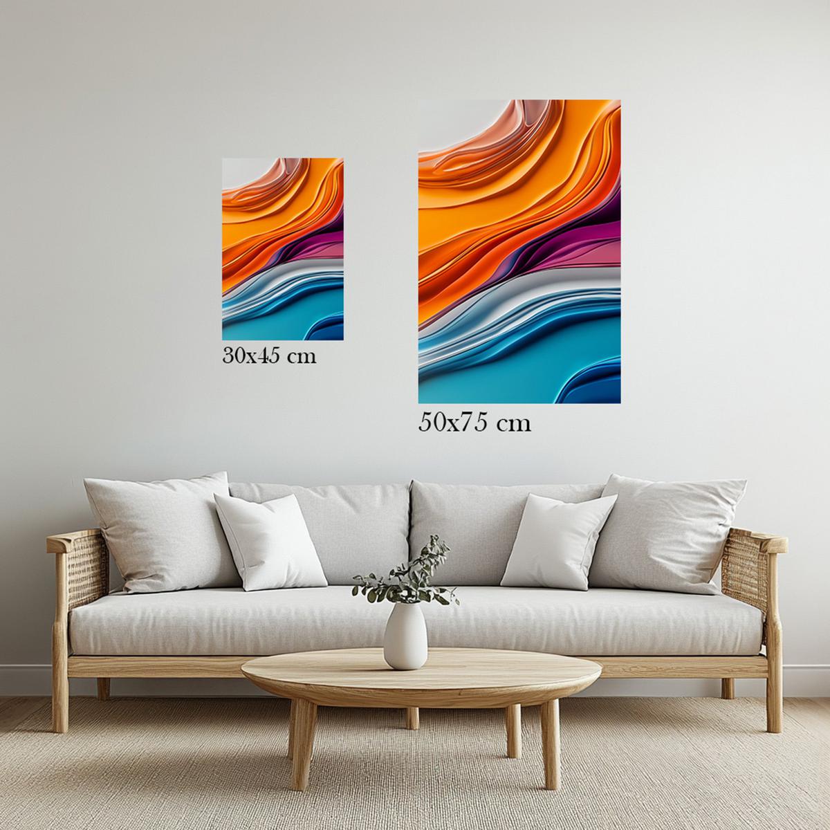 MYSTBIT ART | Colorful Fluidity | Canvas