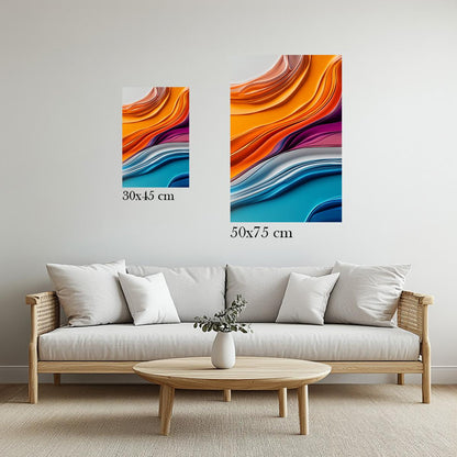 MYSTBIT ART | Colorful Fluidity | Canvas