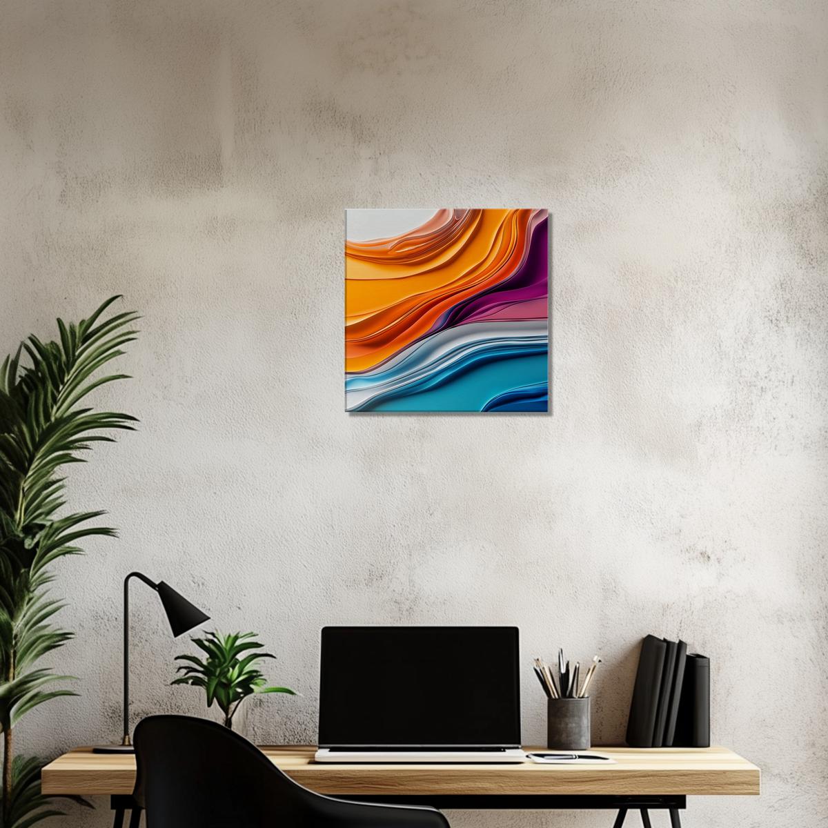 MYSTBIT ART | Colorful Fluidity | Canvas