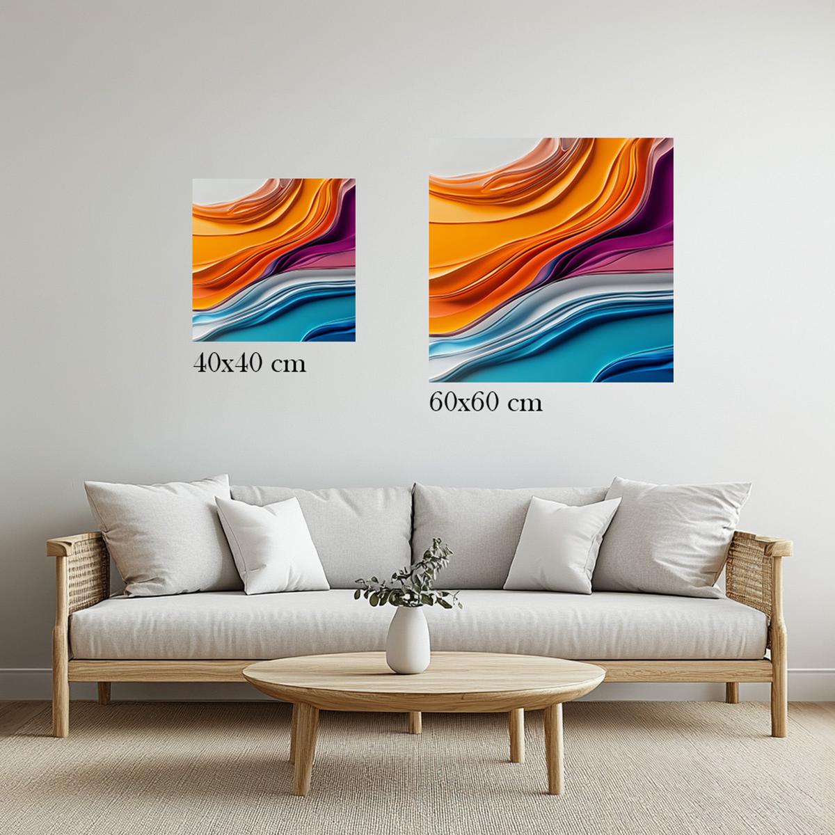 MYSTBIT ART | Colorful Fluidity | Canvas