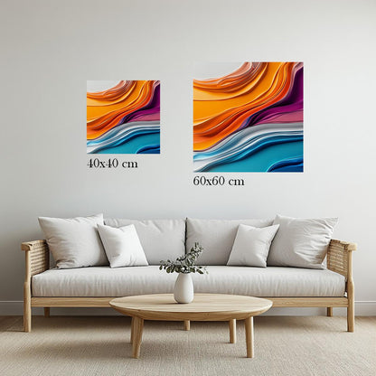MYSTBIT ART | Colorful Fluidity | Canvas