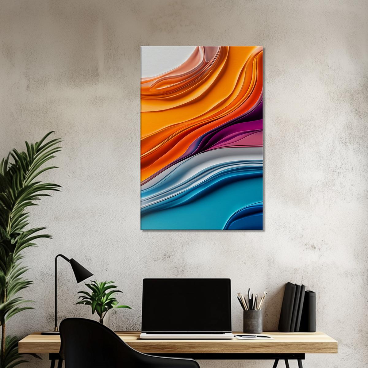 MYSTBIT ART | Colorful Fluidity | Canvas
