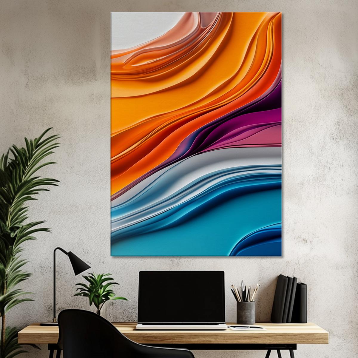 MYSTBIT ART | Colorful Fluidity | Canvas