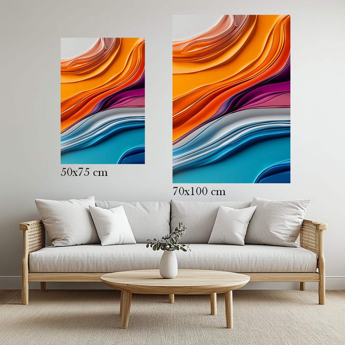 MYSTBIT ART | Colorful Fluidity | Canvas