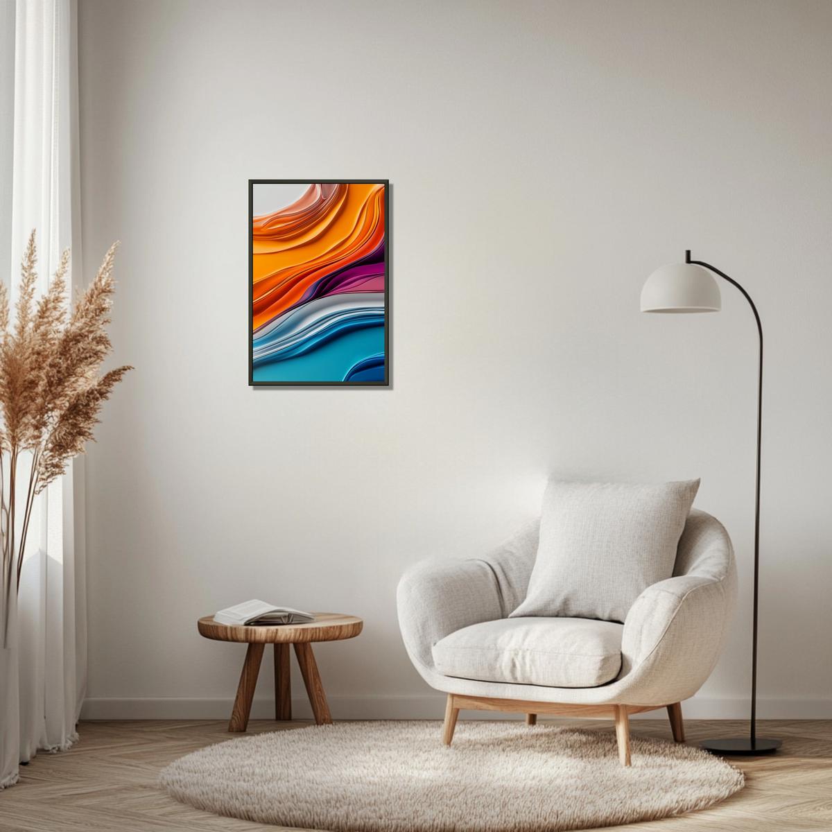 Colorful Fluidity | Metal Frame-MystBit Store