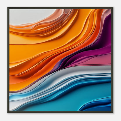 Colorful Fluidity | Metal Frame-MystBit Store