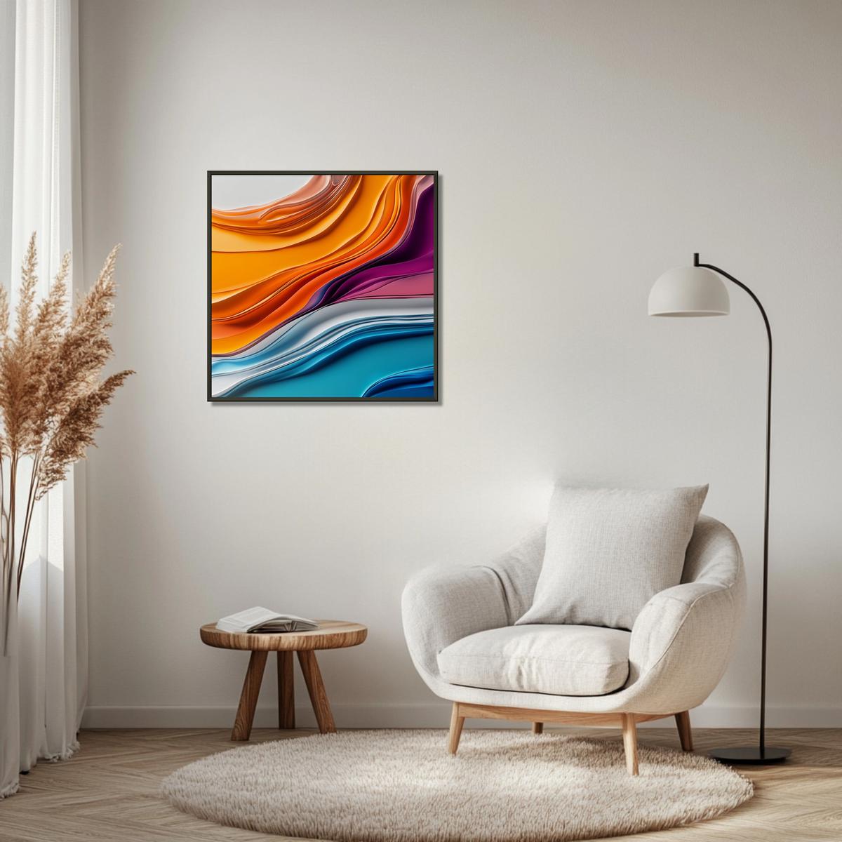 Colorful Fluidity | Metal Frame-MystBit Store