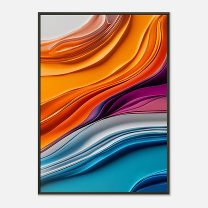 Colorful Fluidity | Metal Frame-MystBit Store