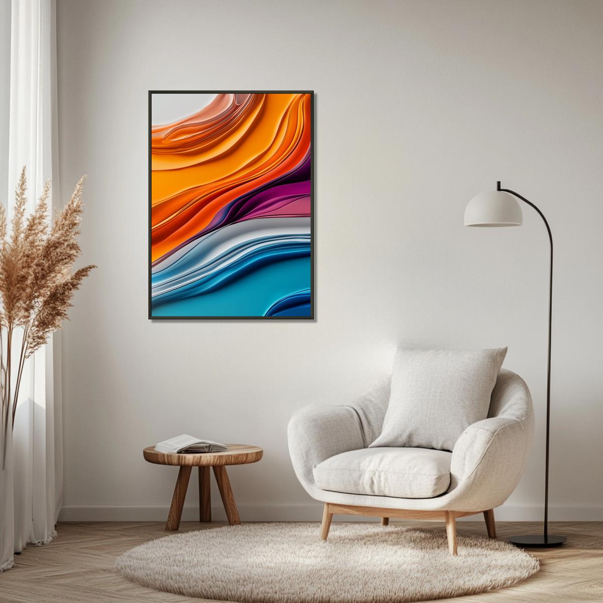 Colorful Fluidity | Metal Frame-MystBit Store