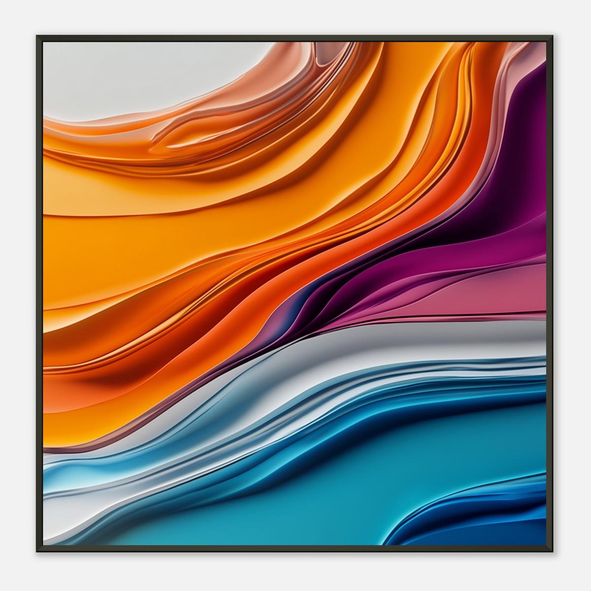 Colorful Fluidity | Metal Frame-MystBit Store
