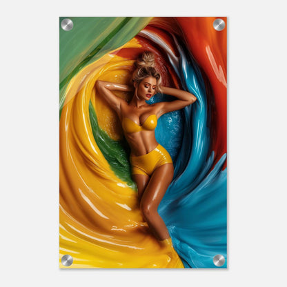 Drenched in Color | Acrylic Glass-MystBit Store