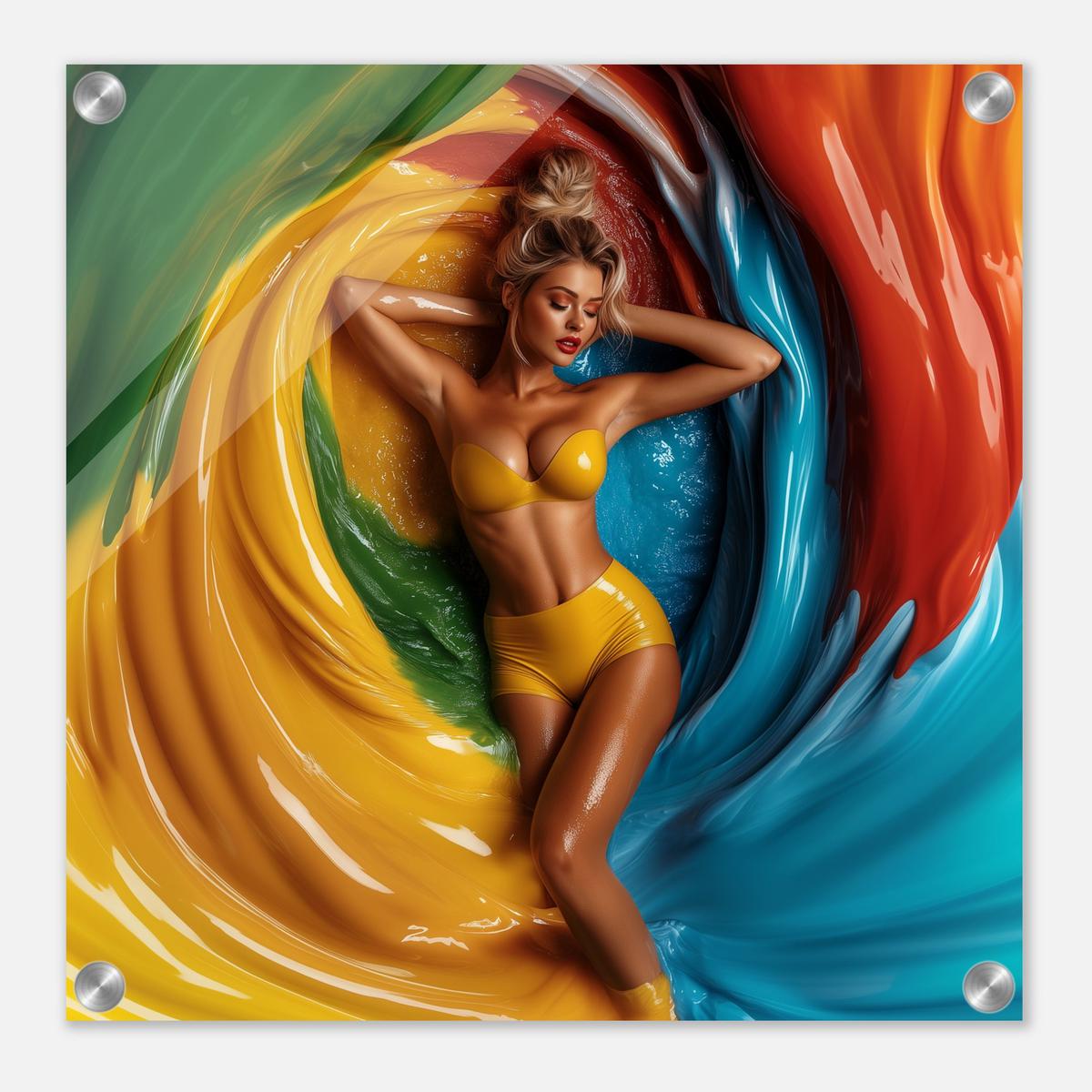 Drenched in Color | Acrylic Glass-MystBit Store