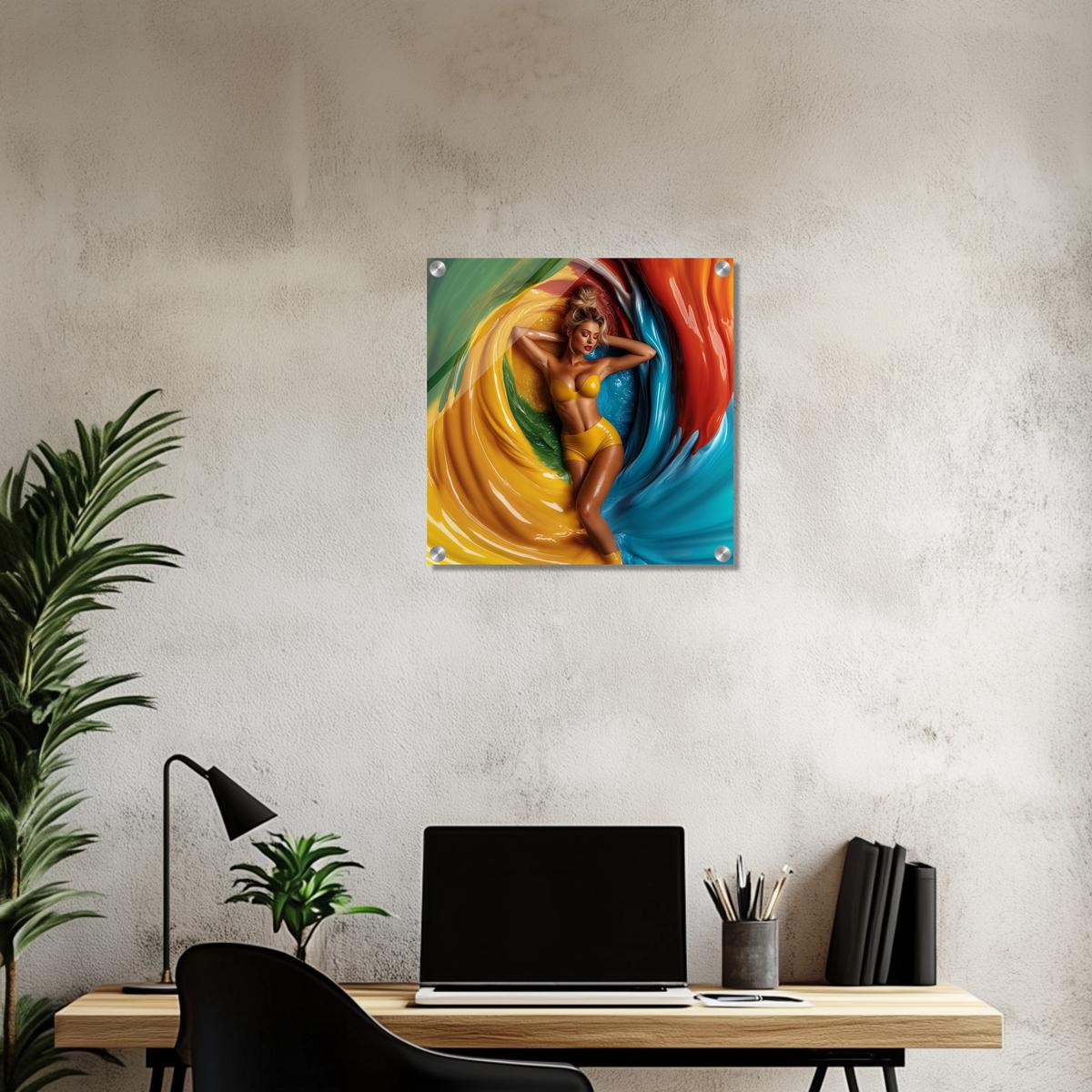 Drenched in Color | Acrylic Glass-MystBit Store