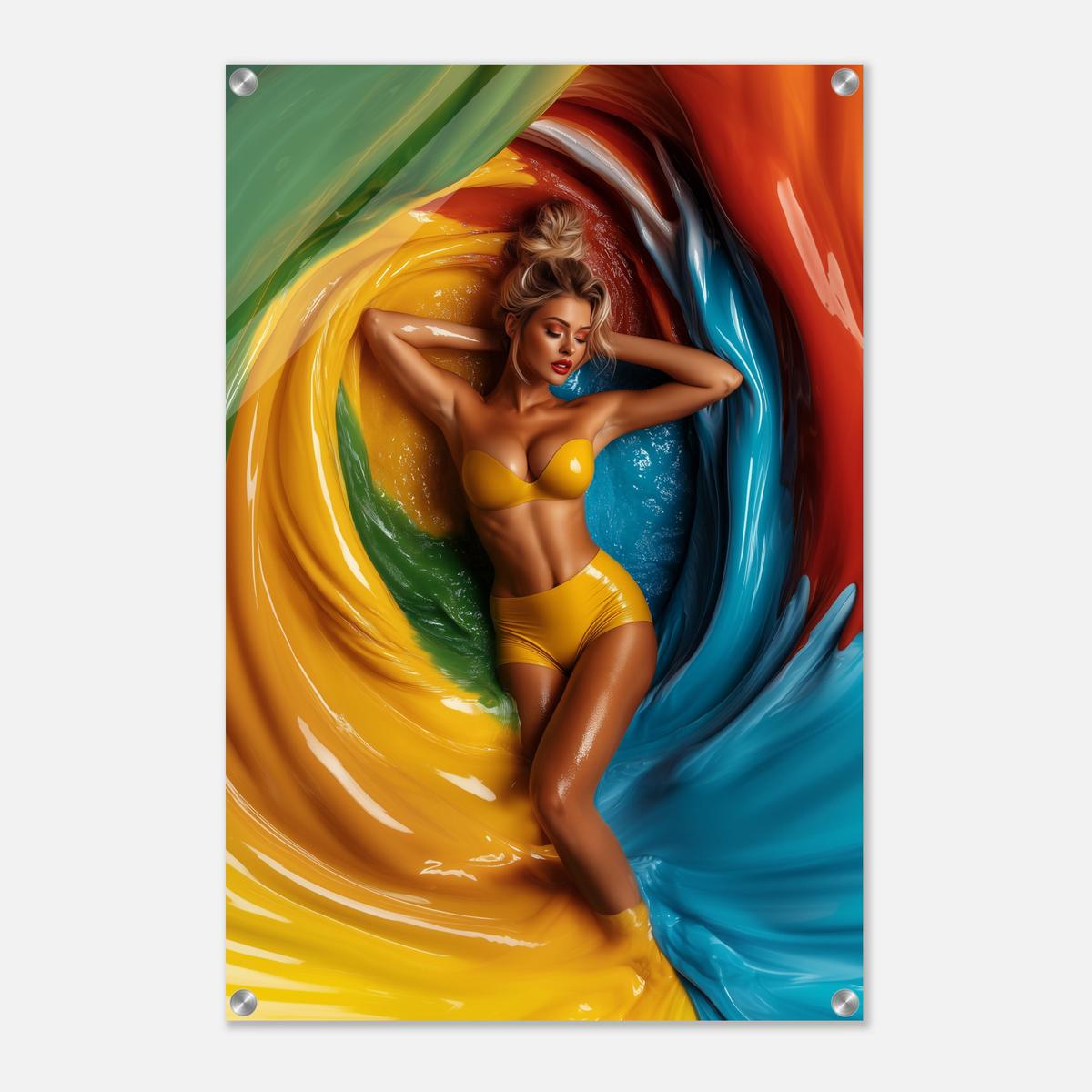 Drenched in Color | Acrylic Glass-MystBit Store