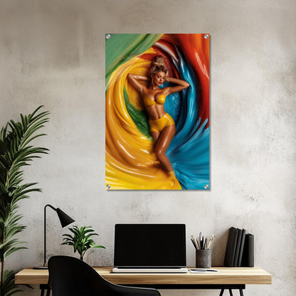 Drenched in Color | Acrylic Glass-MystBit Store