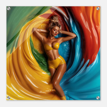 Drenched in Color | Acrylic Glass-MystBit Store