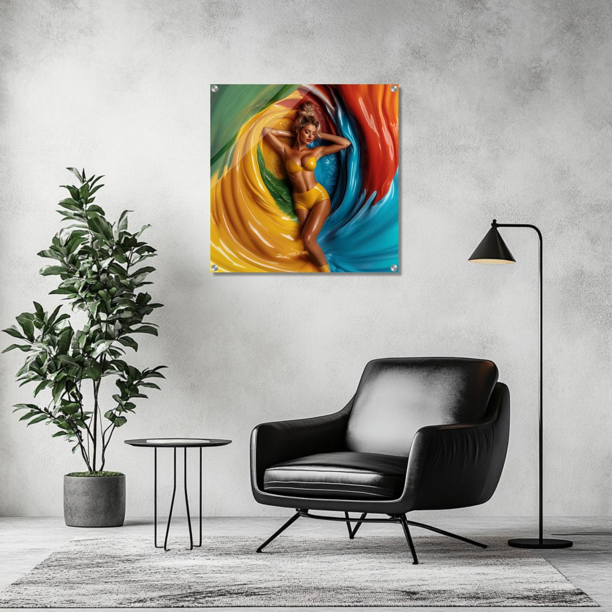 Drenched in Color | Acrylic Glass-MystBit Store