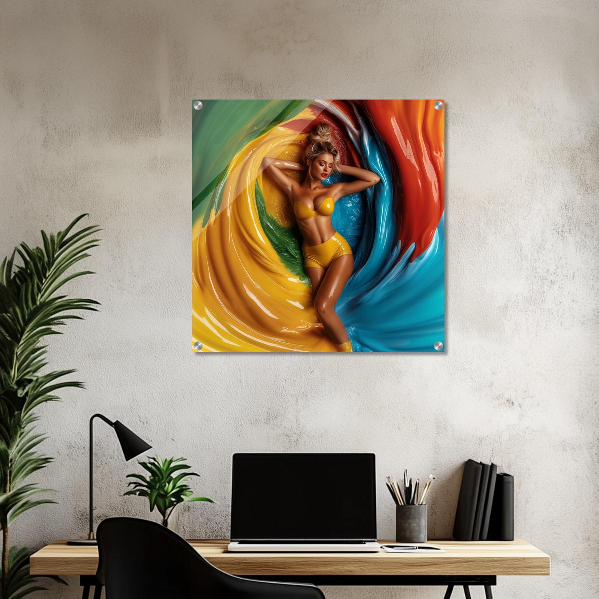 Drenched in Color | Acrylic Glass-MystBit Store
