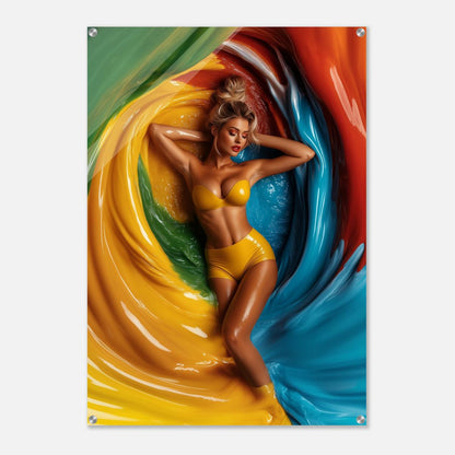 Drenched in Color | Acrylic Glass-MystBit Store