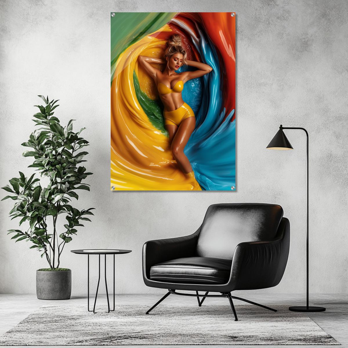 Drenched in Color | Acrylic Glass-MystBit Store