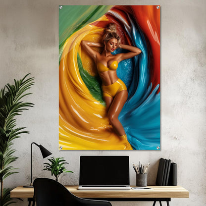 Drenched in Color | Acrylic Glass-MystBit Store