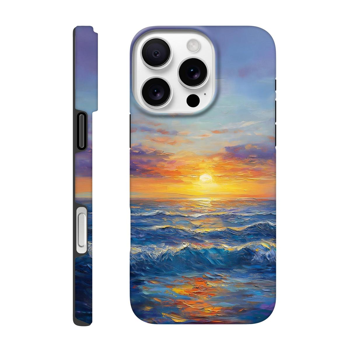 Ocean Horizon Glow | iPhone Case-MystBit Store