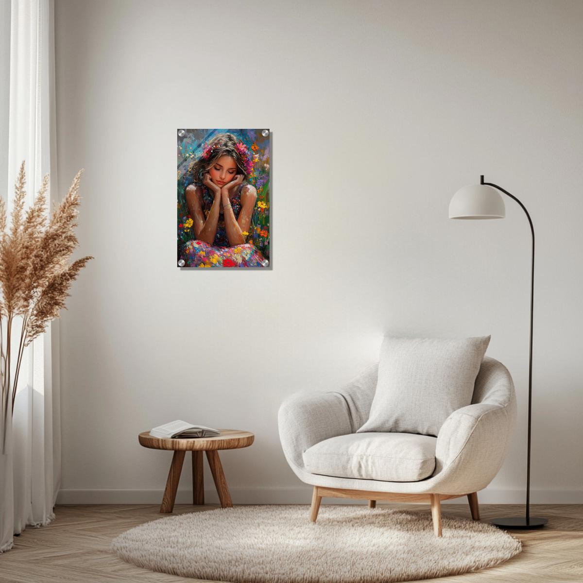 Petals and Peace | Acrylic Glass-MystBit Store
