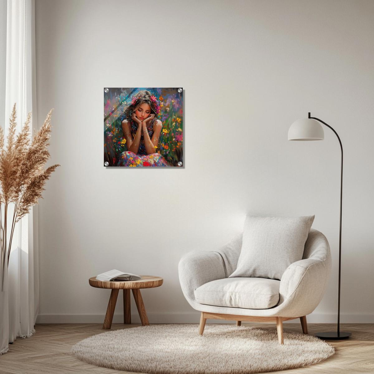 Petals and Peace | Acrylic Glass-MystBit Store