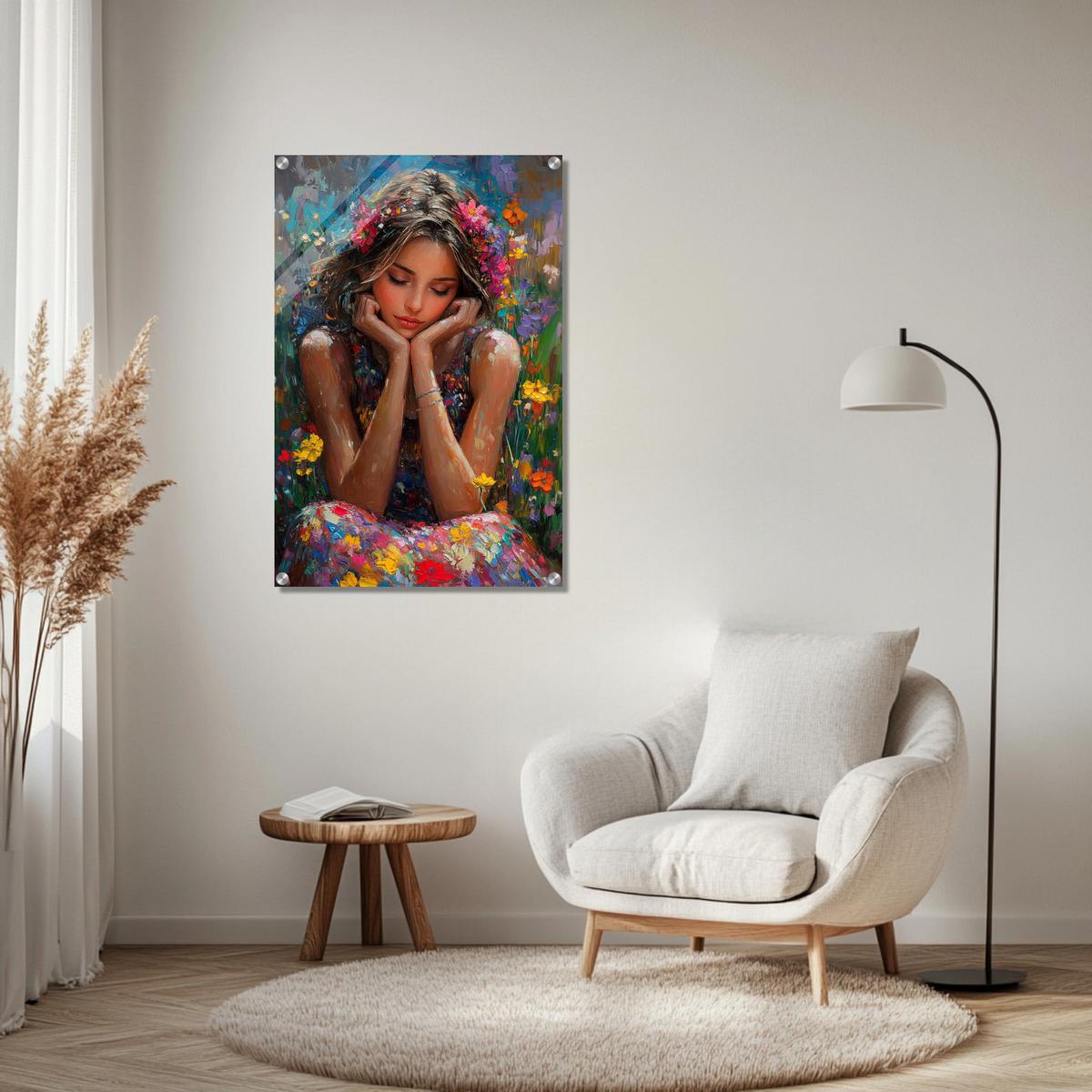 Petals and Peace | Acrylic Glass-MystBit Store