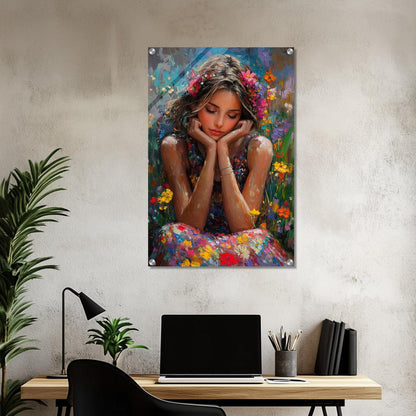 Petals and Peace | Acrylic Glass-MystBit Store