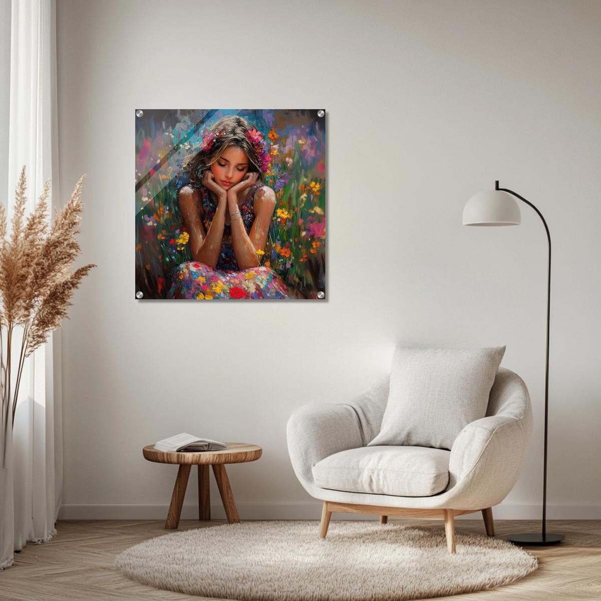 Petals and Peace | Acrylic Glass-MystBit Store