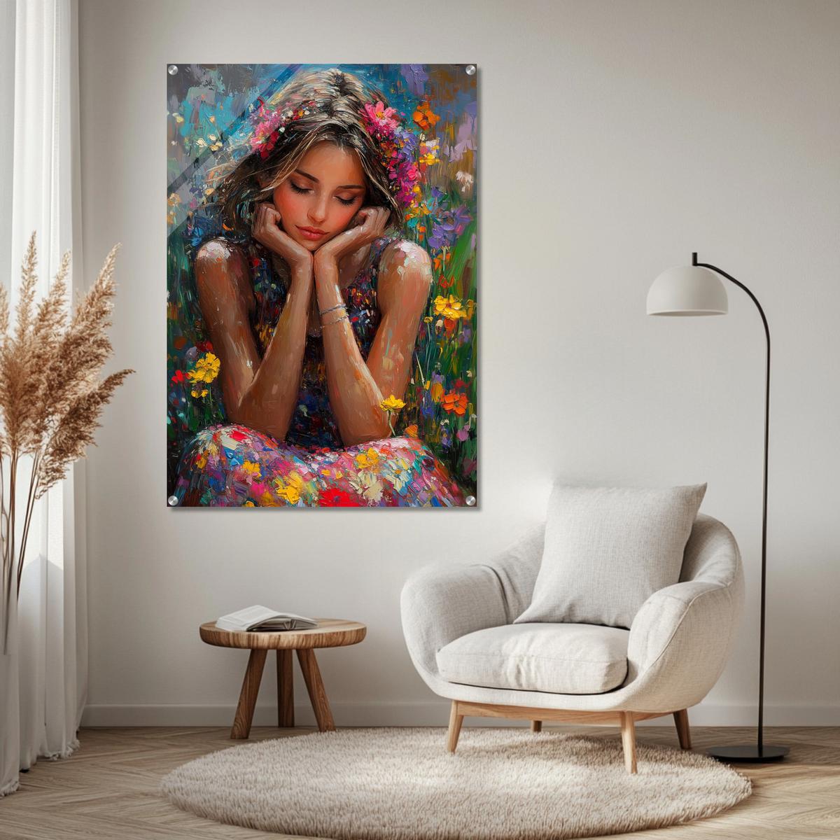 Petals and Peace | Acrylic Glass-MystBit Store