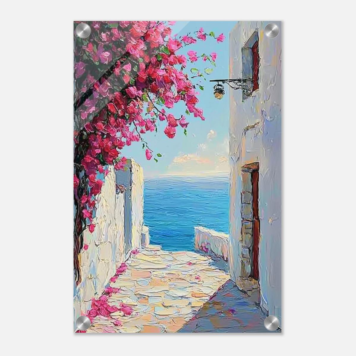 Petals by the Shore | Acrylic Glass-MystBit Store