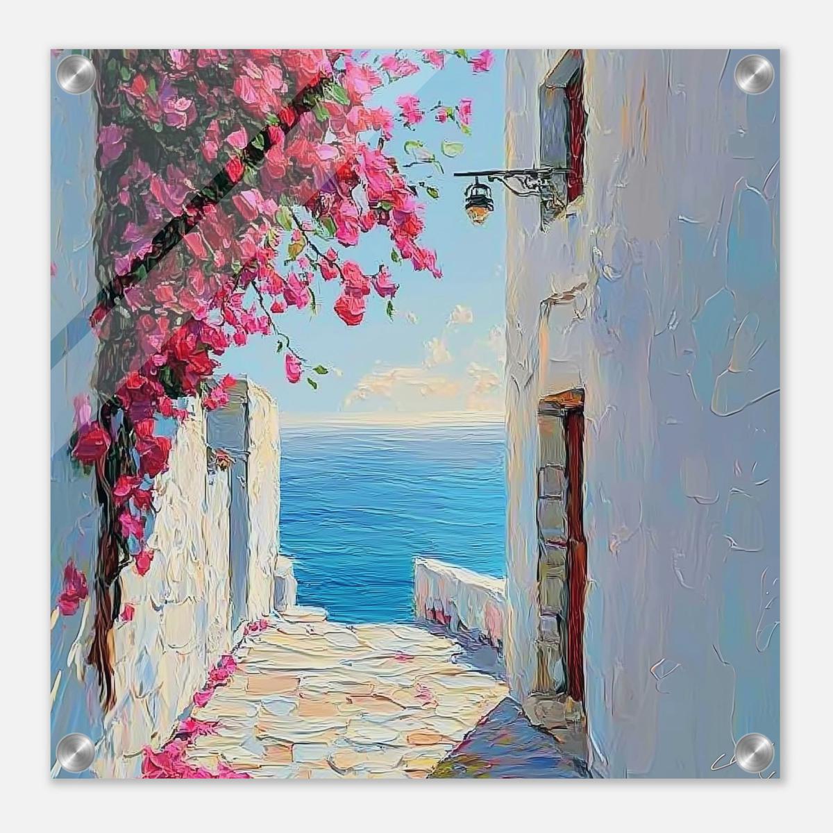 Petals by the Shore | Acrylic Glass-MystBit Store