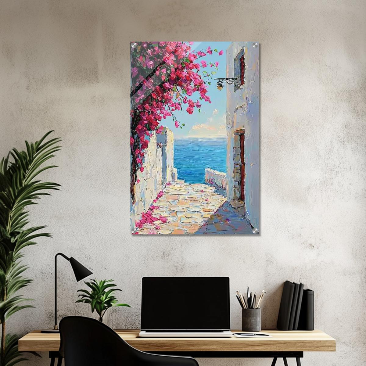 Petals by the Shore | Acrylic Glass-MystBit Store