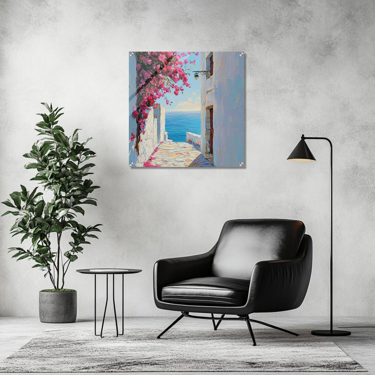 Petals by the Shore | Acrylic Glass-MystBit Store