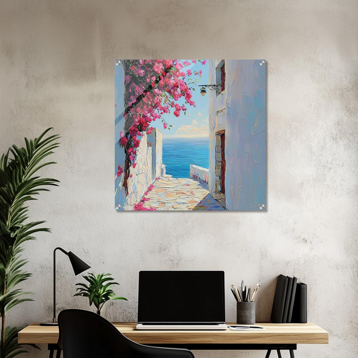 Petals by the Shore | Acrylic Glass-MystBit Store