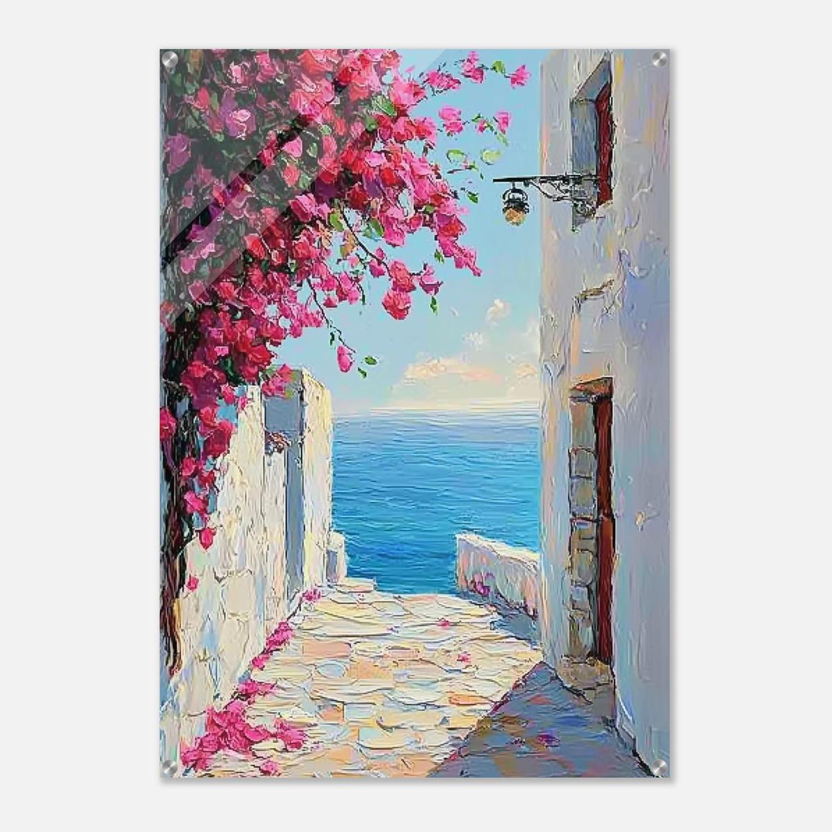 Petals by the Shore | Acrylic Glass-MystBit Store