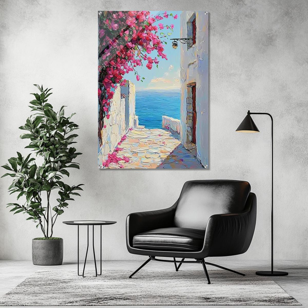 Petals by the Shore | Acrylic Glass-MystBit Store