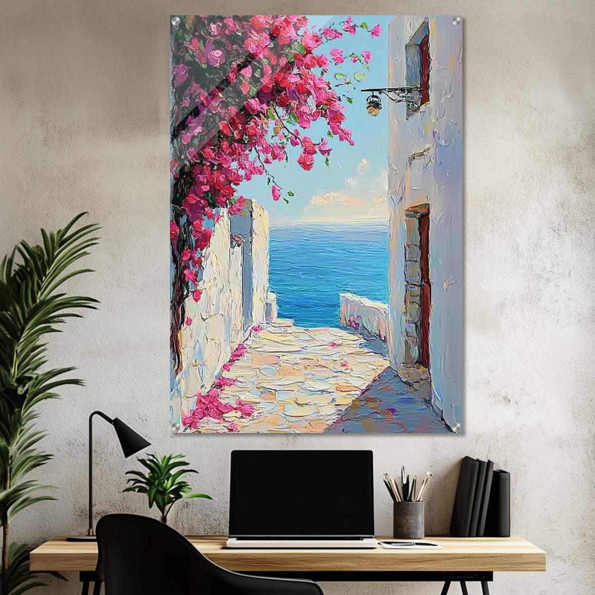 Petals by the Shore | Acrylic Glass-MystBit Store