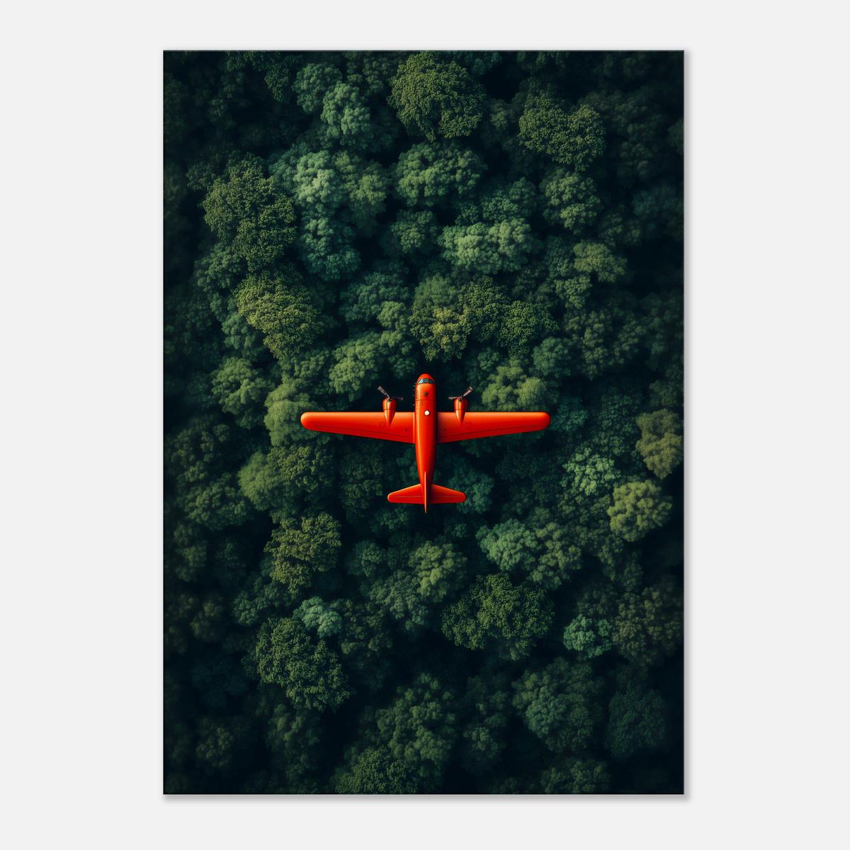 Red Jungle Airway | Canvas-MystBit Store