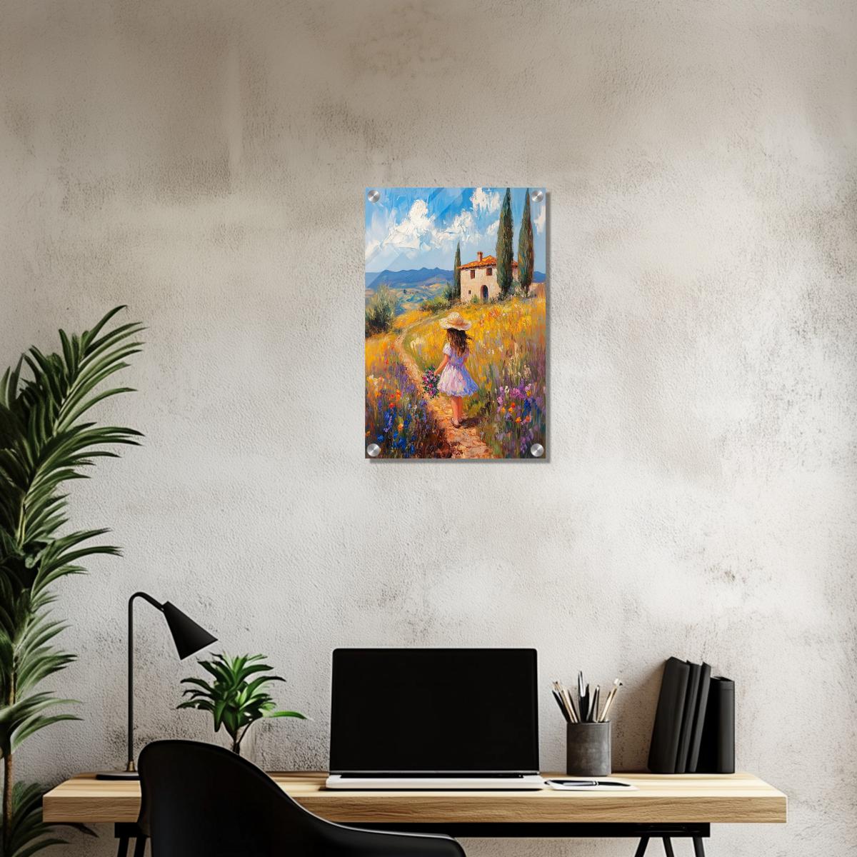 Summer in Tuscany | Acrylic Glass-MystBit Store