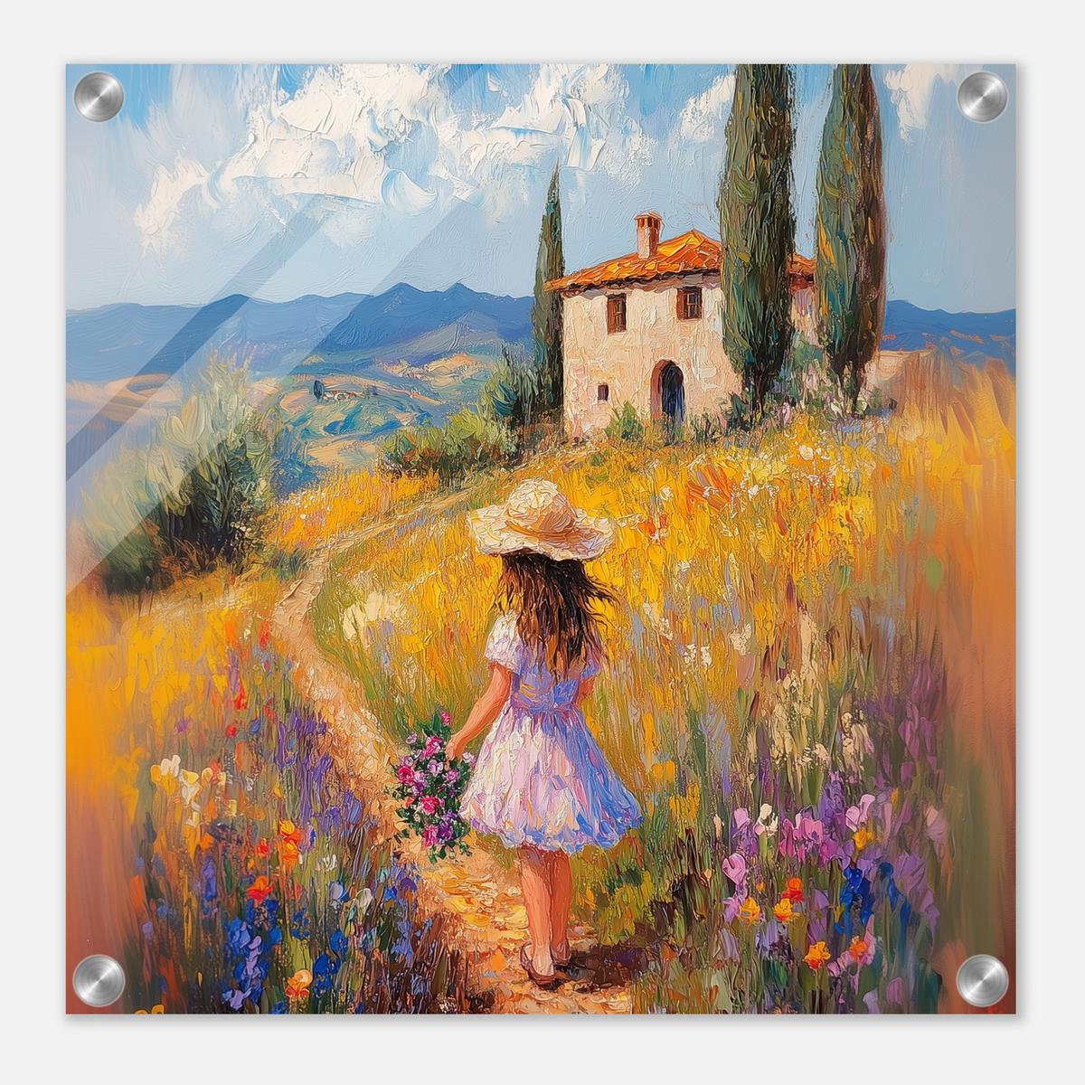 Summer in Tuscany | Acrylic Glass-MystBit Store