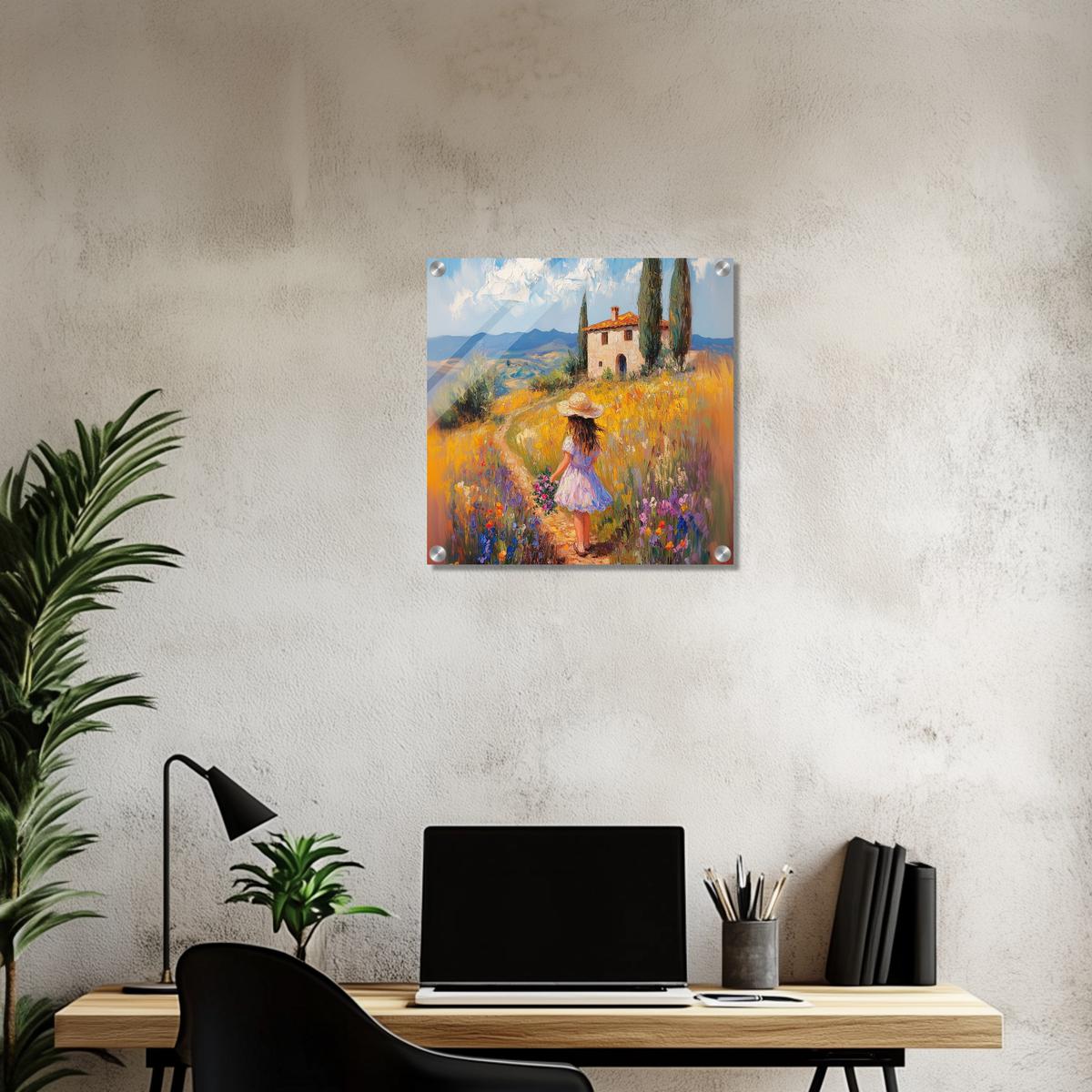 Summer in Tuscany | Acrylic Glass-MystBit Store