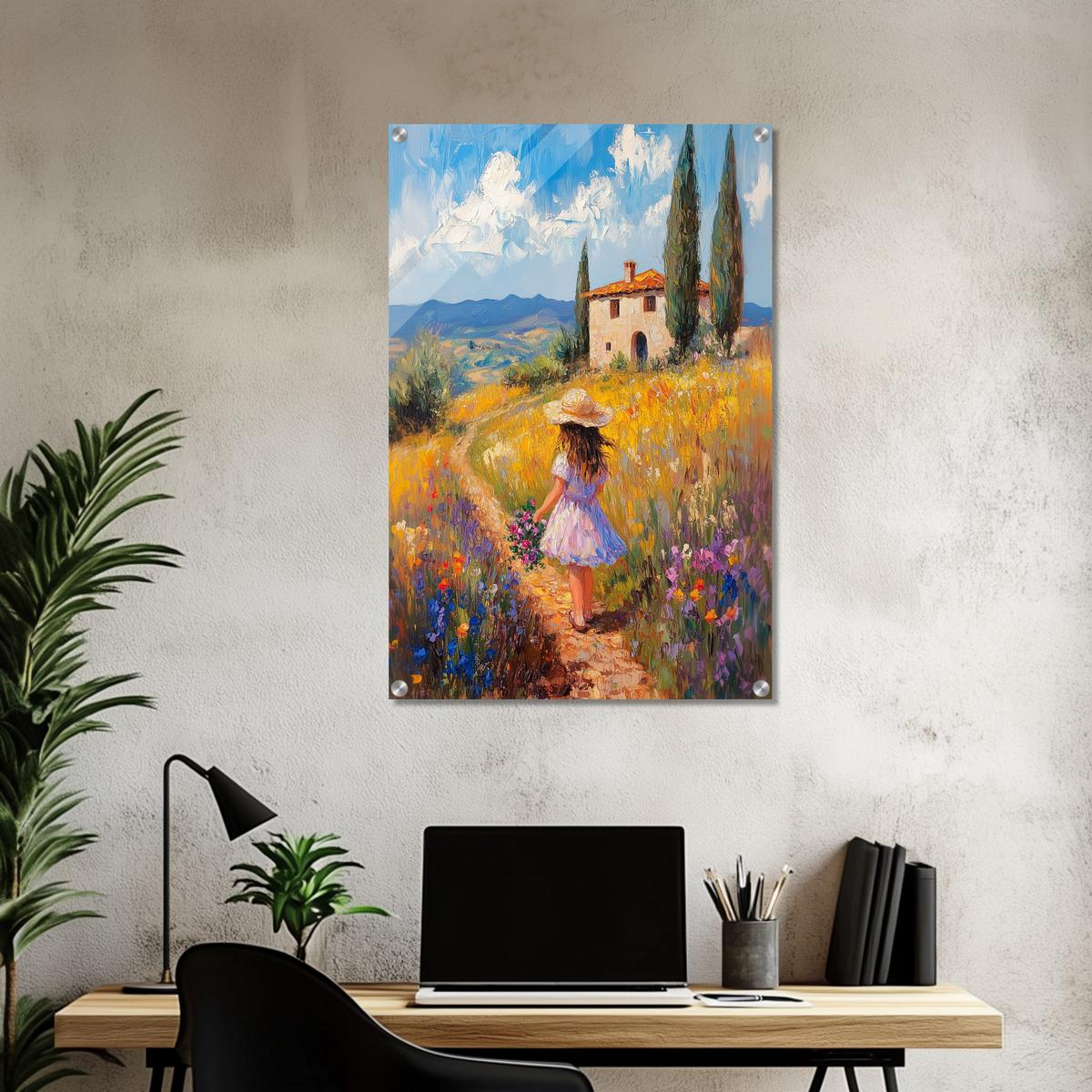 Summer in Tuscany | Acrylic Glass-MystBit Store
