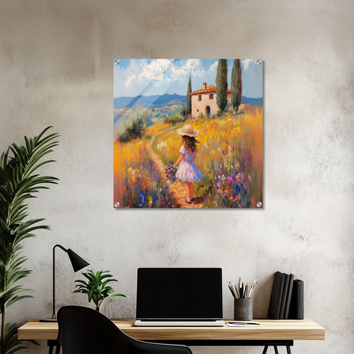 Summer in Tuscany | Acrylic Glass-MystBit Store